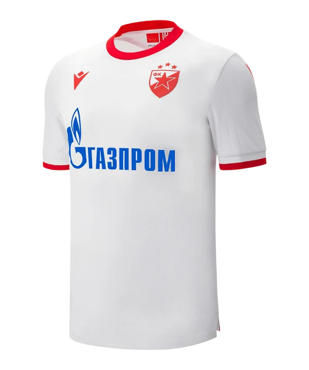dres macron red star bělehrad pro 3. ročník 20252026 bílý