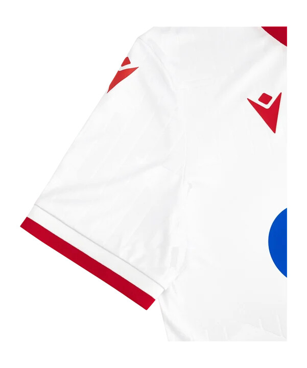 dres macron red star bělehrad pro 3. ročník 20252026 bílý