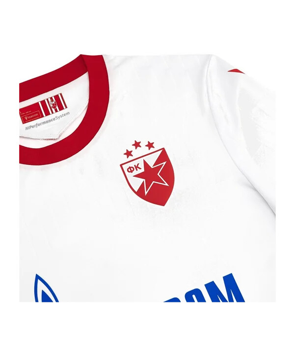 dres macron red star bělehrad pro 3. ročník 20252026 bílý
