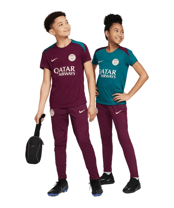 dětské tréninkové kalhoty nike paris st. germany červené f610