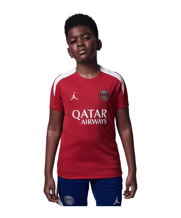 dětský tréninkový dres nike paris saint-germain červený f660