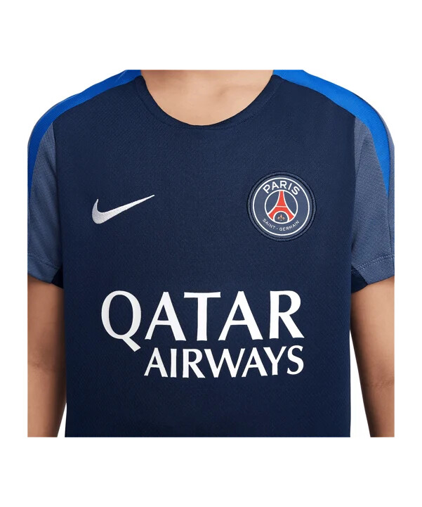 dětské tréninkové tričko nike paris saint-germain strike modré f411