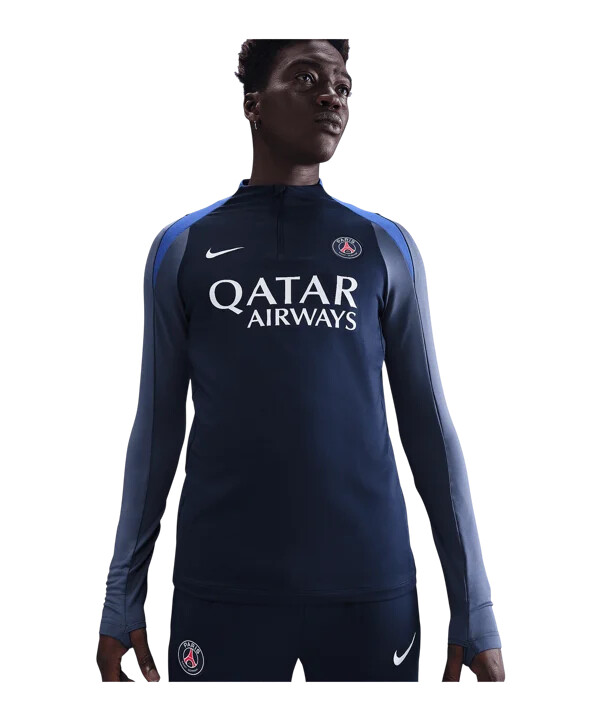 mikina nike paris saint-germain strike modrá f411