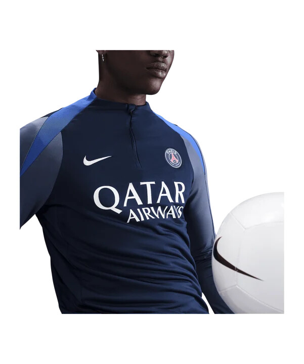 mikina nike paris saint-germain strike modrá f411