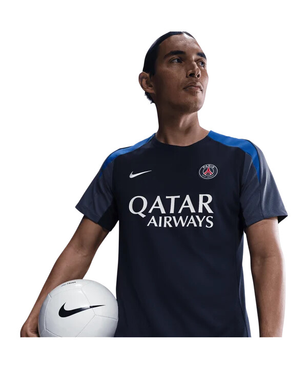 tréninkové tričko nike paris saint-germain strike modré f411