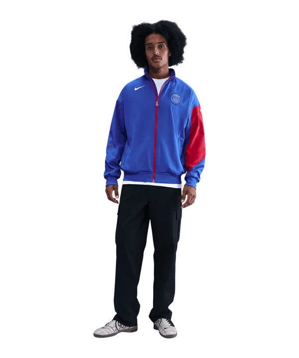 prezentační bunda nike paris saint-germain modrá f405