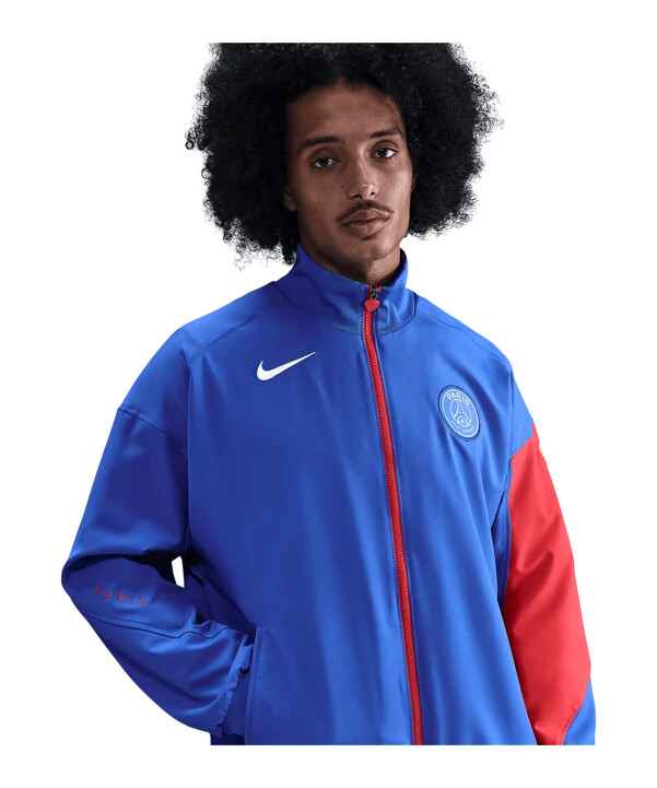 prezentační bunda nike paris saint-germain modrá f405