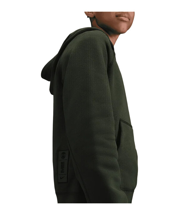 dětská mikina s kapucí nike paris saint-germain nsw air hoody zelená f325