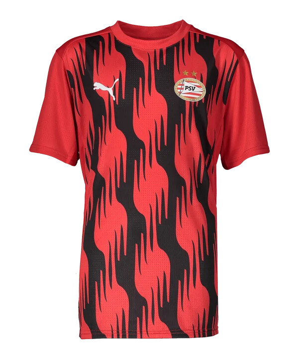 puma psv eindhoven prematch tričko dětské Červené f10
