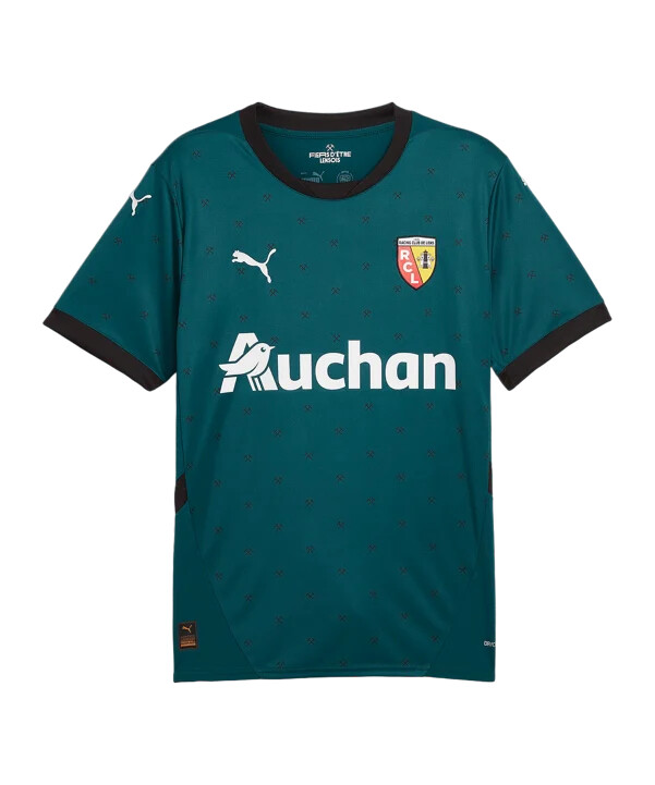 dětský venkovní dres puma rc lens 20242025 zelený f02