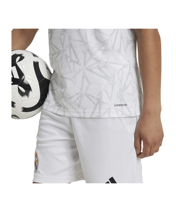 dětský předzápasový dres adidas real madrid 20242025 bílý
