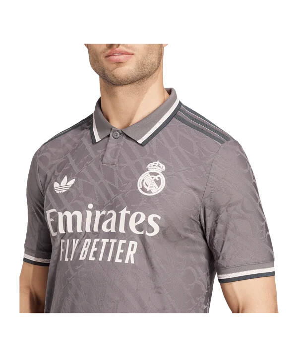 adidas originals real madrid authentic 3. dres 20242025 hnědý