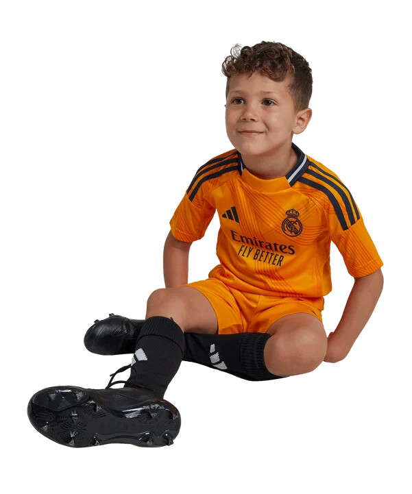 dětský venkovní dres adidas real madrid 20242025 oranžový