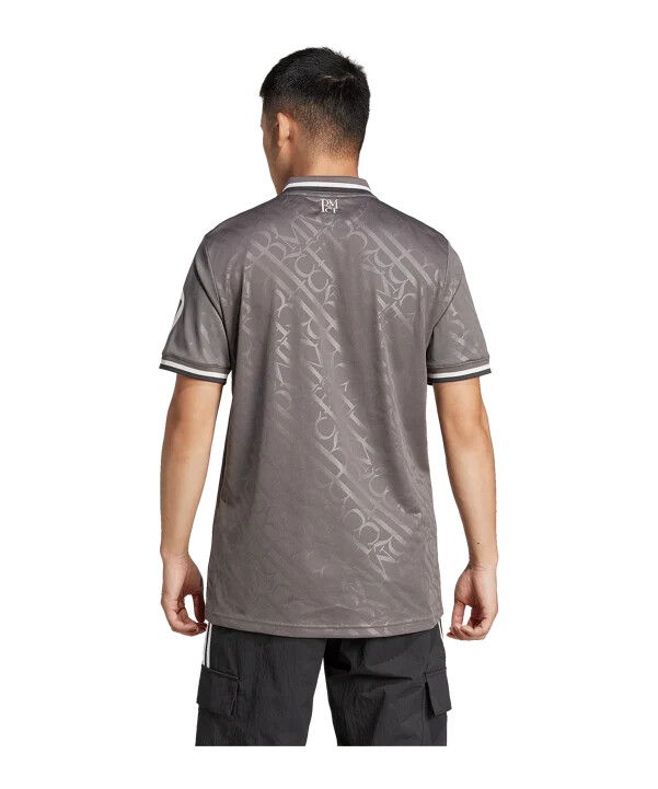 adidas real madrid 3. dres 20242025 hnědý s rukávem sponzor