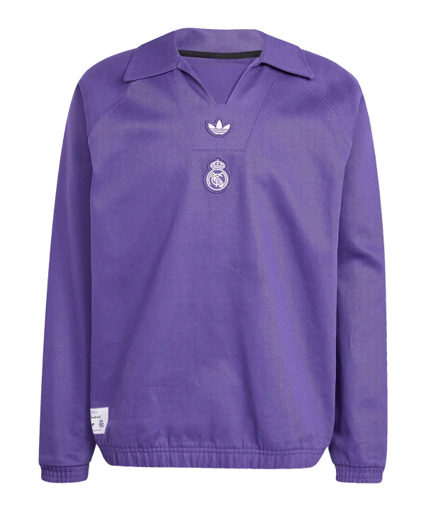 fialová mikina adidas real madrid terrace icon