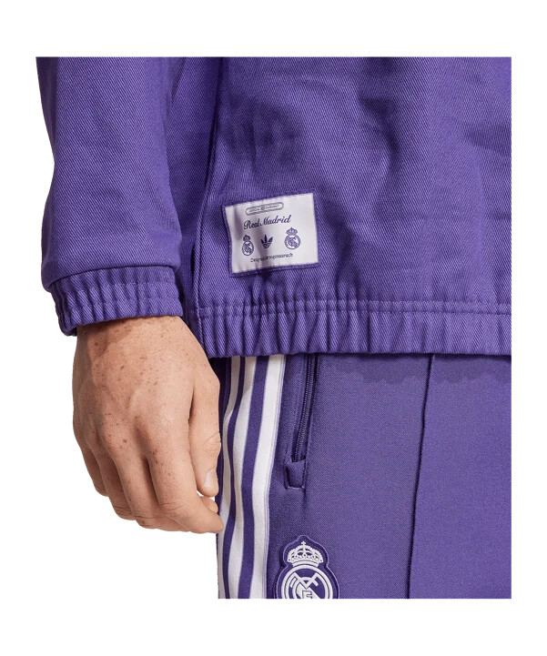fialová mikina adidas real madrid terrace icon
