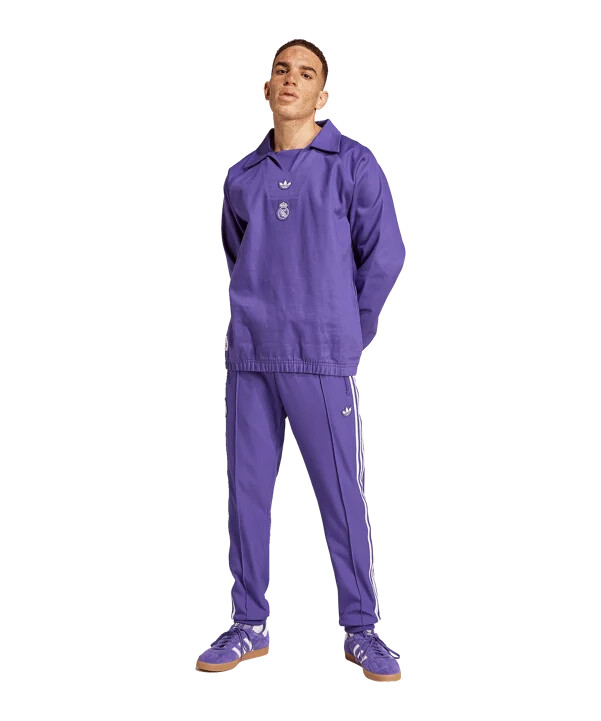 fialová mikina adidas real madrid terrace icon