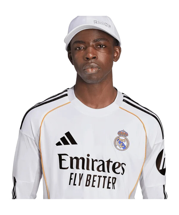 domácí dres adidas real madrid s dlouhým rukávem 20252026 bílý