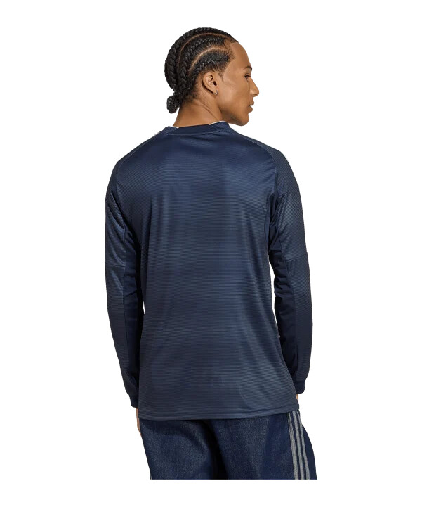 venkovní dres adidas real madrid s dlouhým rukávem 20252026 modrý