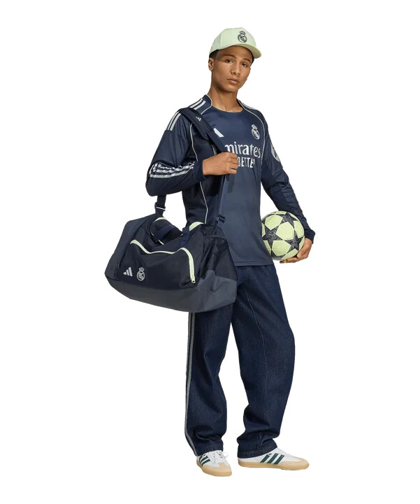 venkovní dres adidas real madrid s dlouhým rukávem 20252026 modrý