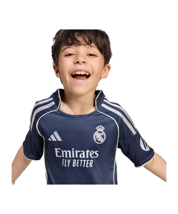 dětský venkovní dres adidas real madrid mini jersey 20252026 modrý