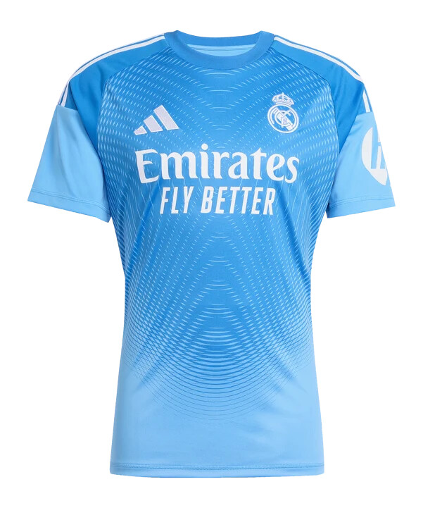 brankářský dres adidas real madrid pro domácí sezonu 20252026 modrý