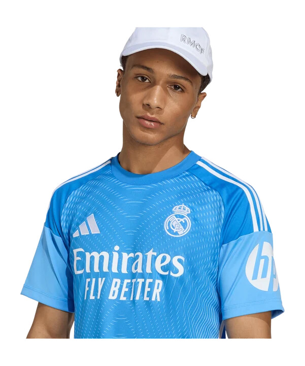 brankářský dres adidas real madrid pro domácí sezonu 20252026 modrý