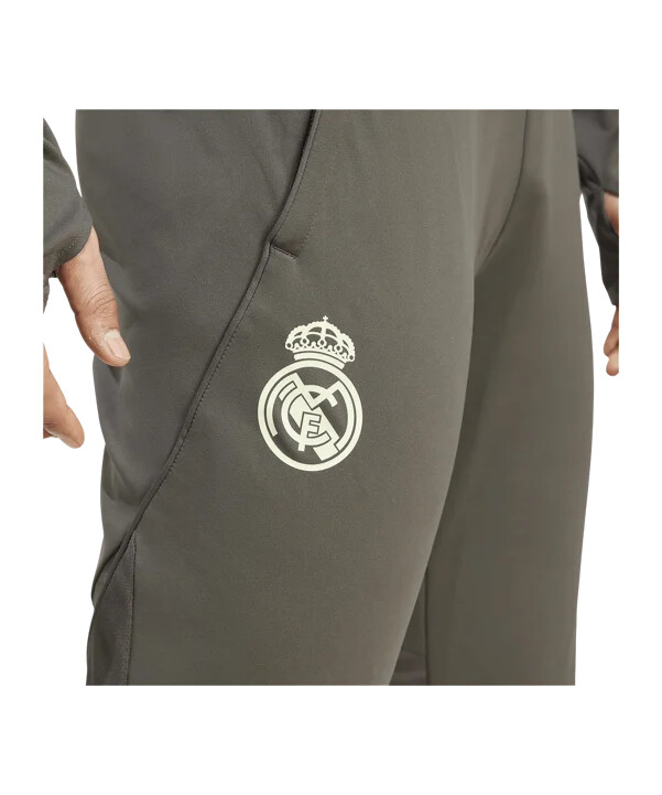tréninkové kalhoty adidas real madrid šedé