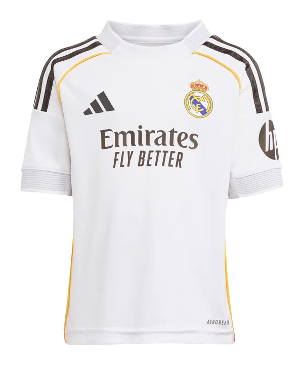 dětský mini dres adidas real madrid domácí set 20252026 bílý