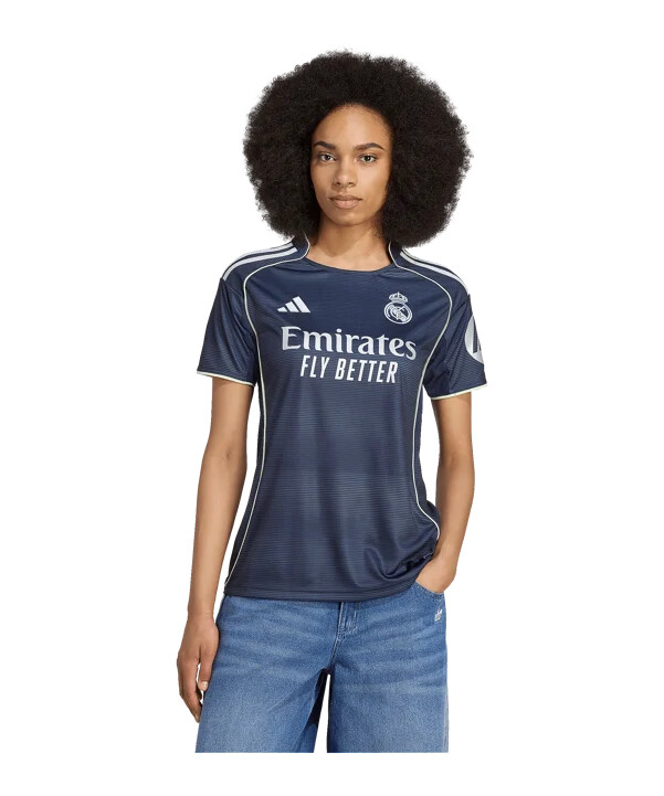 dámský venkovní dres adidas real madrid 20252026 modrý