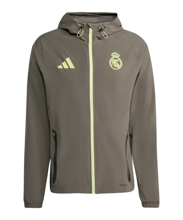 cestovní bunda adidas real madrid vis tech šedá