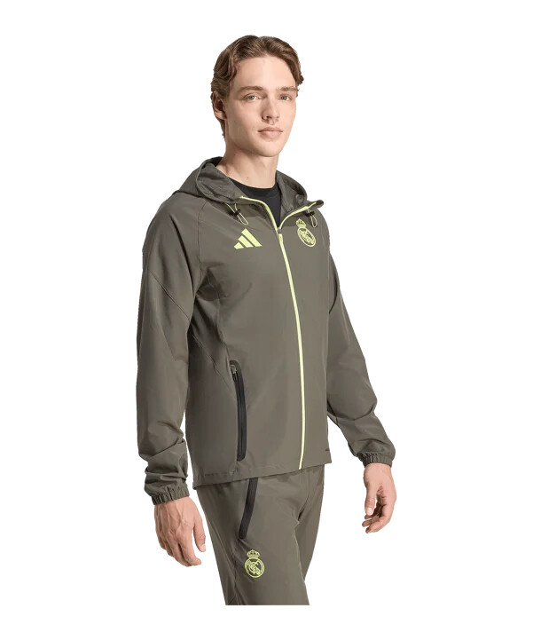 cestovní bunda adidas real madrid vis tech šedá