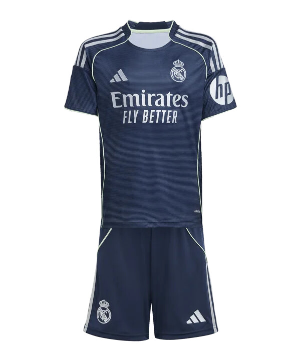 dětský venkovní dres adidas real madrid mini jersey 20252026 modrý