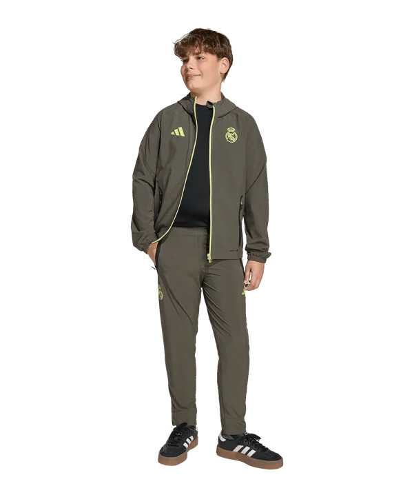 dětské tepláky adidas real madrid vis tech travel šedé