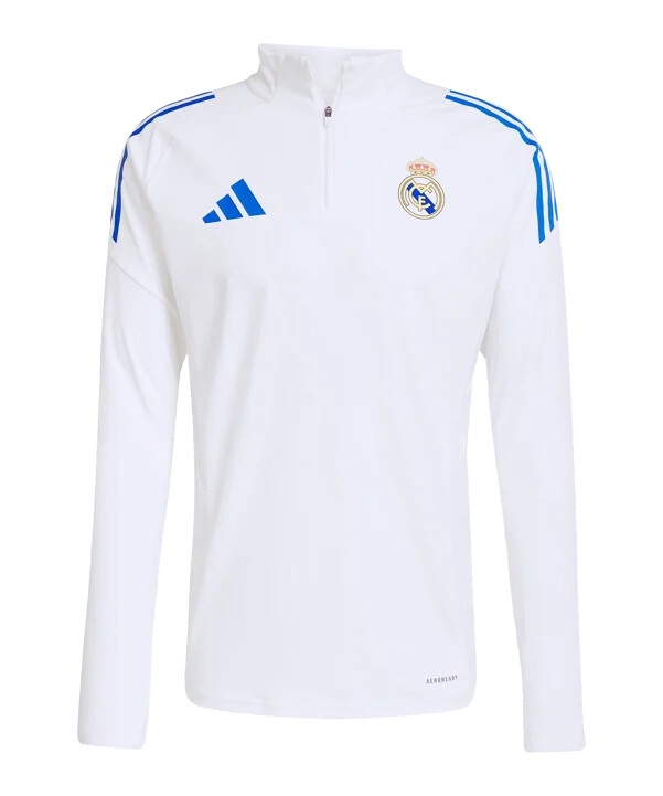 tréninková mikina adidas real madrid tiro25 competition 20252026 bílá