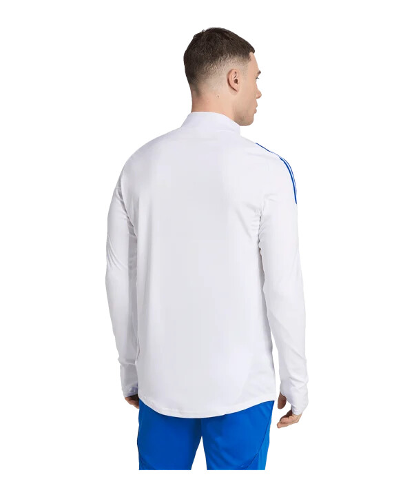 tréninková mikina adidas real madrid tiro25 competition 20252026 bílá