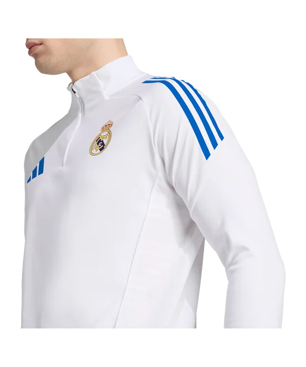 tréninková mikina adidas real madrid tiro25 competition 20252026 bílá