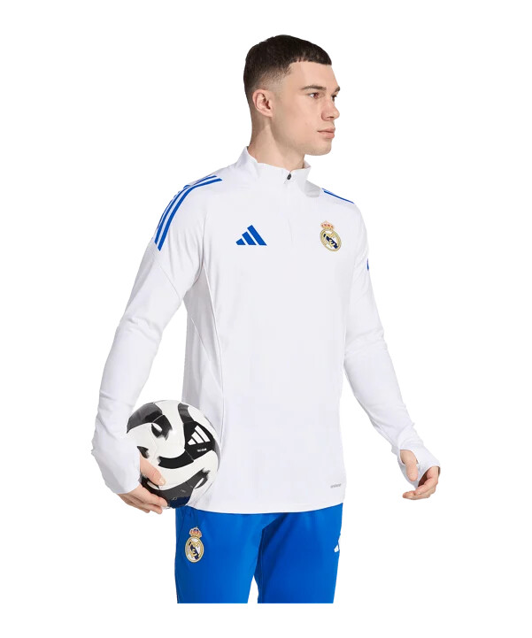 tréninková mikina adidas real madrid tiro25 competition 20252026 bílá
