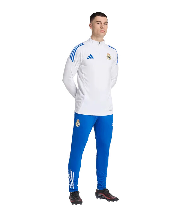 tréninková mikina adidas real madrid tiro25 competition 20252026 bílá