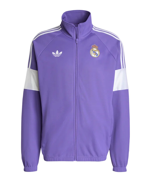 fialová sportovní bunda adidas real madrid lfstlr