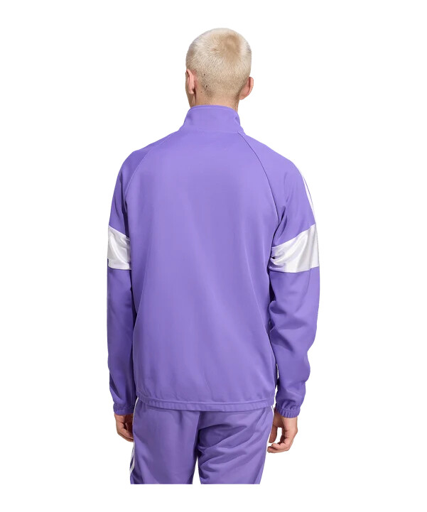 fialová sportovní bunda adidas real madrid lfstlr