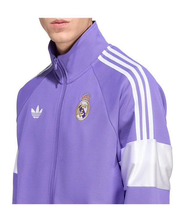 fialová sportovní bunda adidas real madrid lfstlr