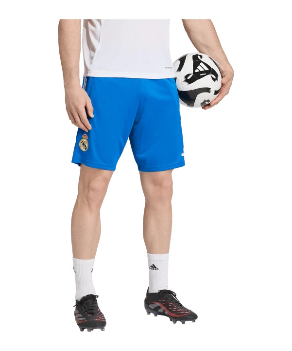 tréninkové šortky adidas real madrid tiro25 competition 20252026 modré