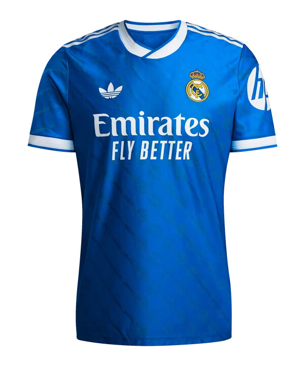 adidas real madrid autentický dres 3. ročník 20252026 modrý