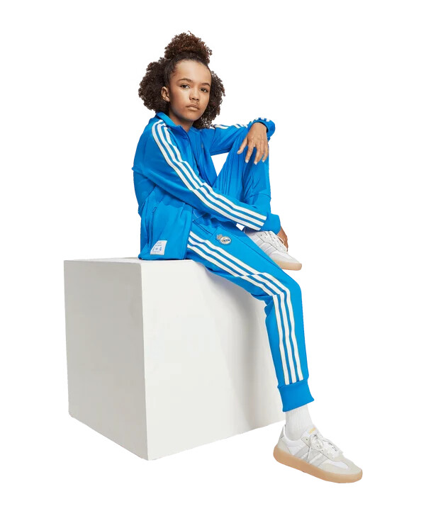 dětské tepláky adidas real madrid icon track hoodie modré