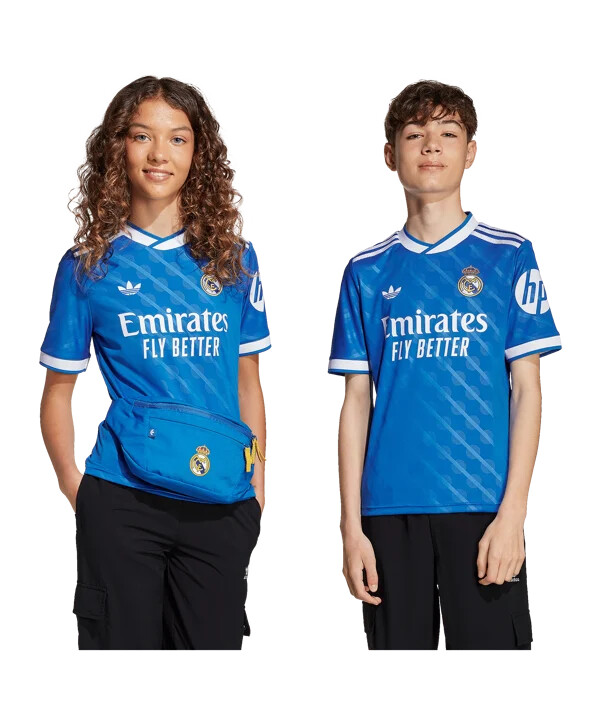 dětský dres adidas real madrid 3. třídy 20252026 modrý