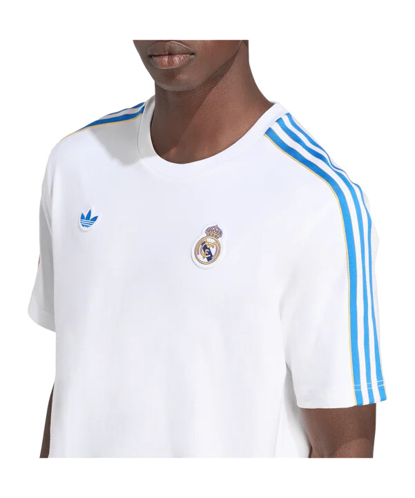 adidas real madrid icon tričko bílé