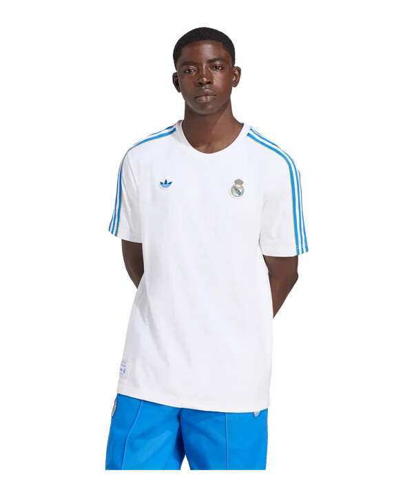 adidas real madrid icon tričko bílé