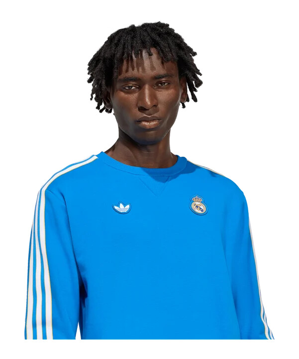 mikina adidas real madrid icon modrá
