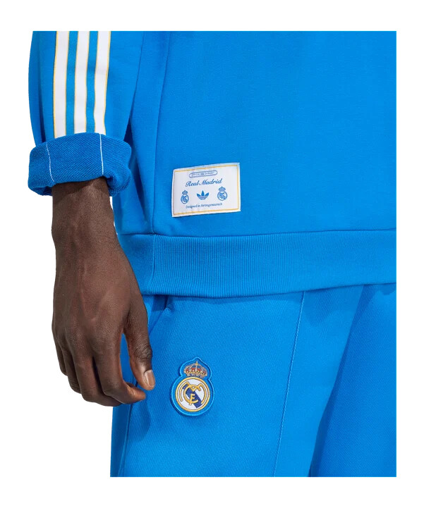 mikina adidas real madrid icon modrá